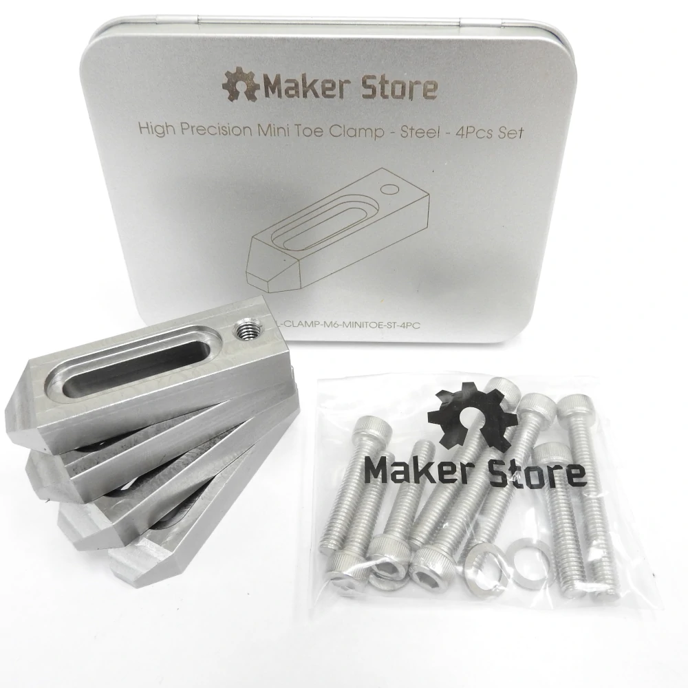 High Precision Minitoe Clamp - Steel - 4Pcs - Image 5
