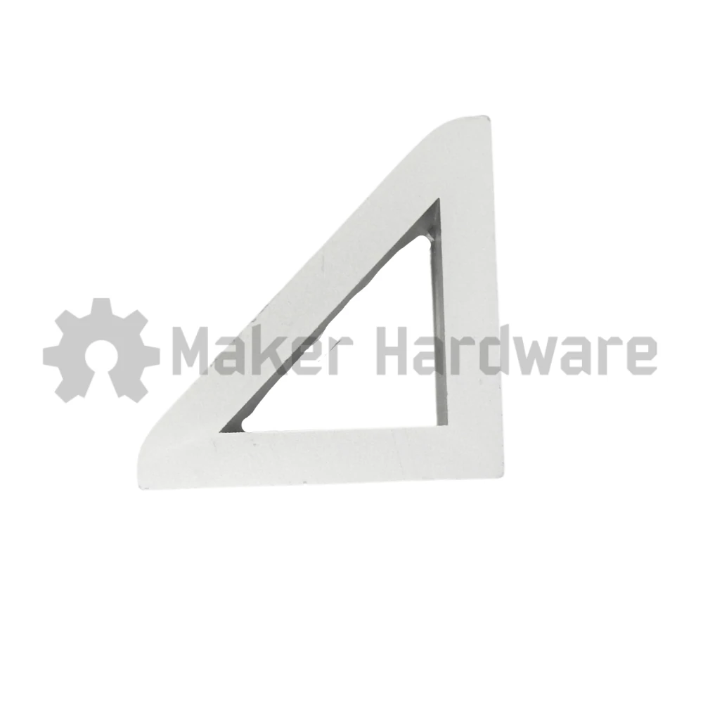 2 Hole Inside Gusset Corner Bracket - 40 Series - Side