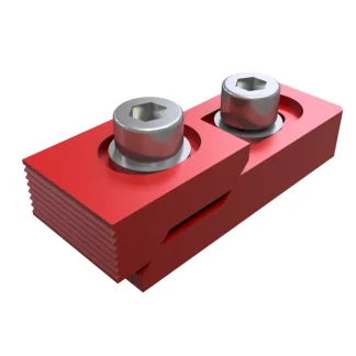 Long Toe Clamp - M6 - Aluminium