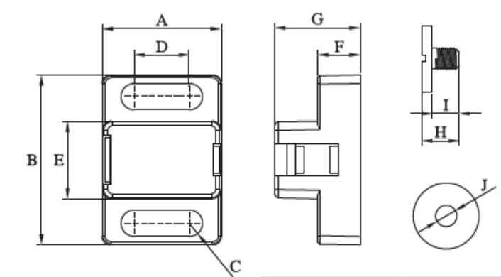 Nylon Magnetic Catch