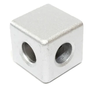 2-Way Corner Connector - 40 Series - Cover Caps Included