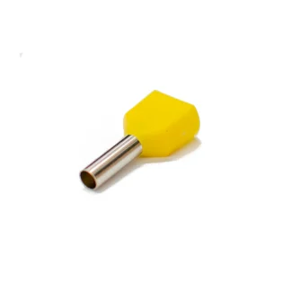 Double Bootlace Ferrule Terminals - 0.5mm² Wire Diameter - 100pc