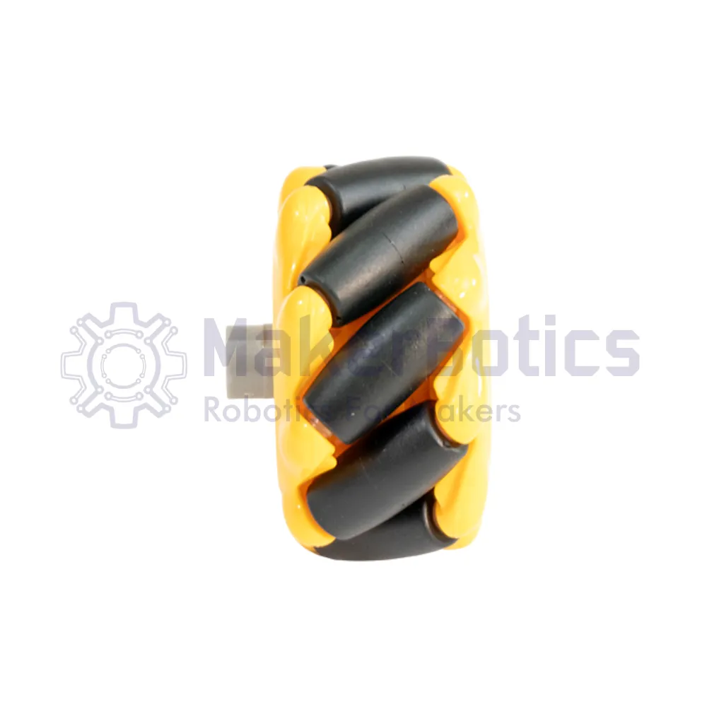 48mm Mecanum Wheels with Coupling (Left/Right Pair) - MakerBotics - Image 3