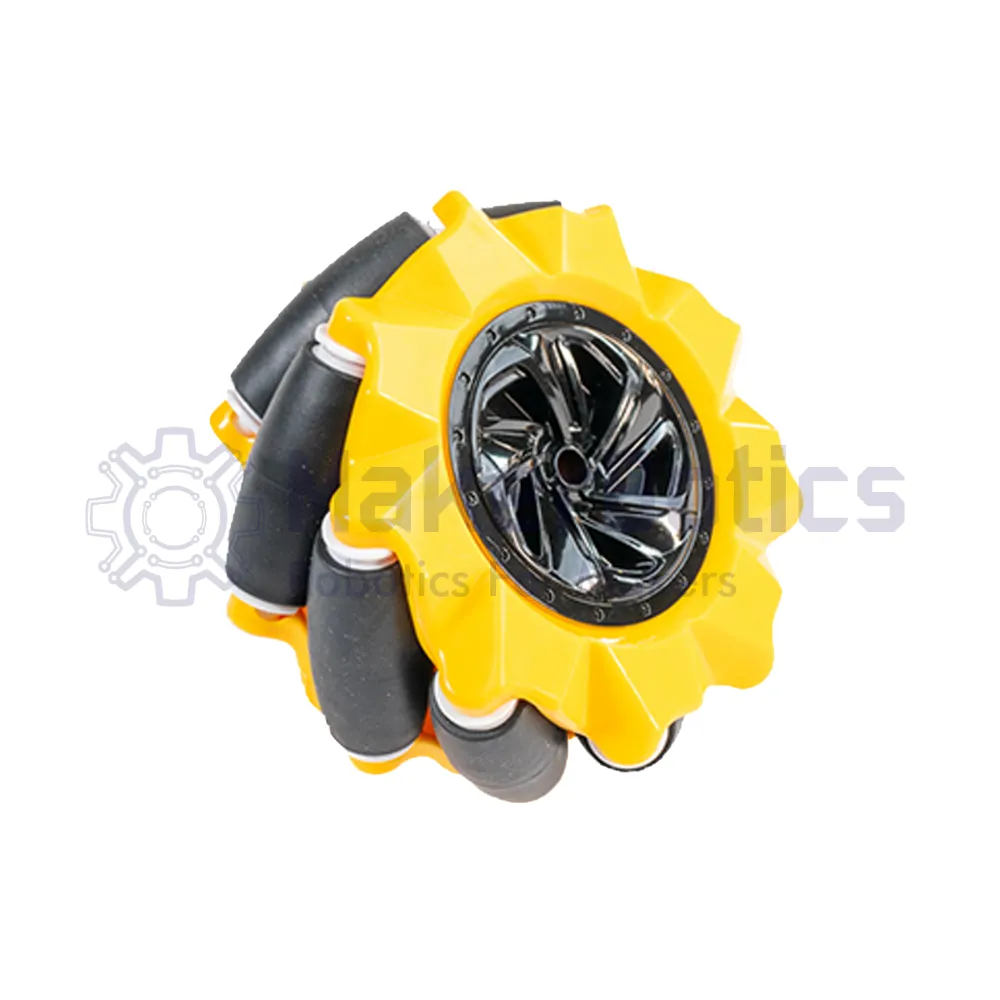 80mm Mecanum Wheels With Coupling (Left/Right Pair)- MakerBotics - Image 4