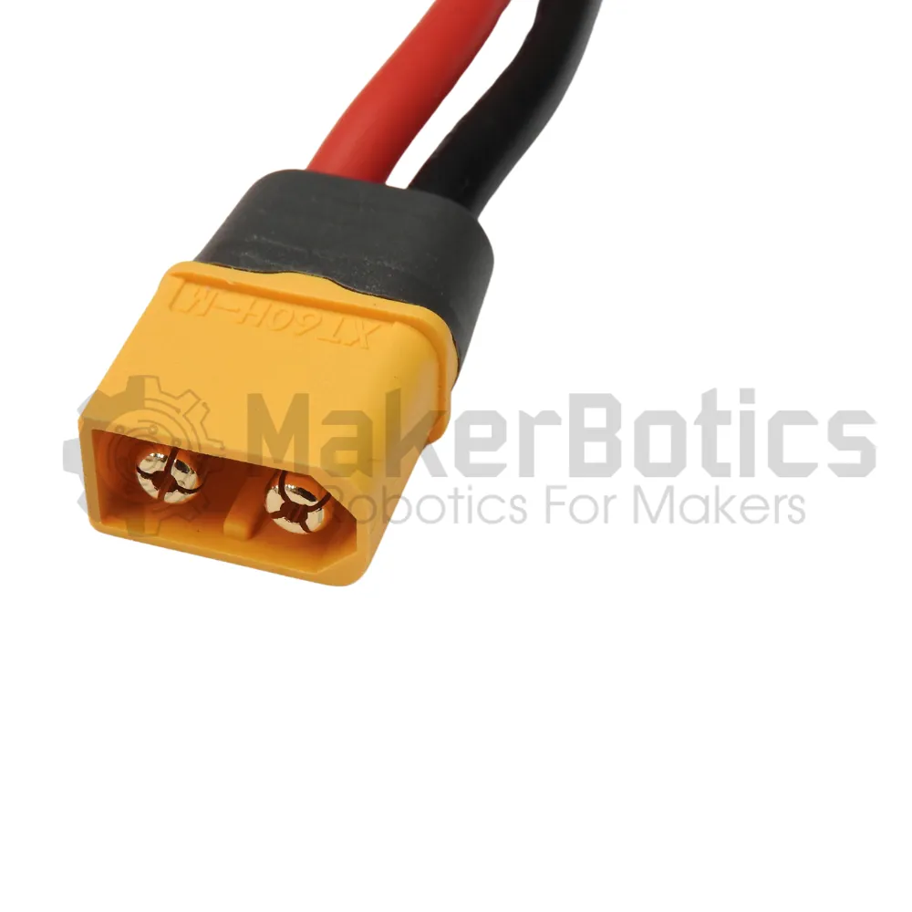 AMASS XT60H Male Connector With 500mm 12AWG Leads - MakerBotics - Image 4