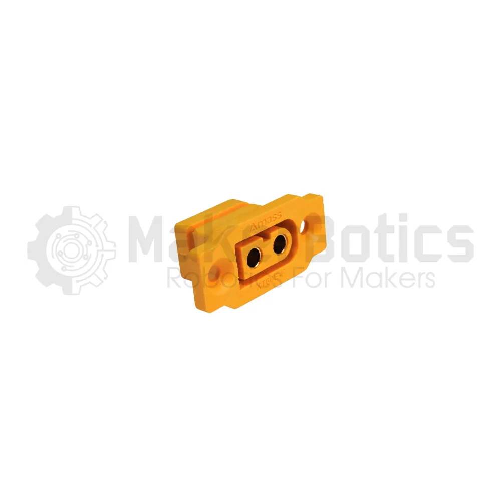 AMASS Panel Mount XT60E-F High Current DC Connector - Female - MakerBotics - Image 3