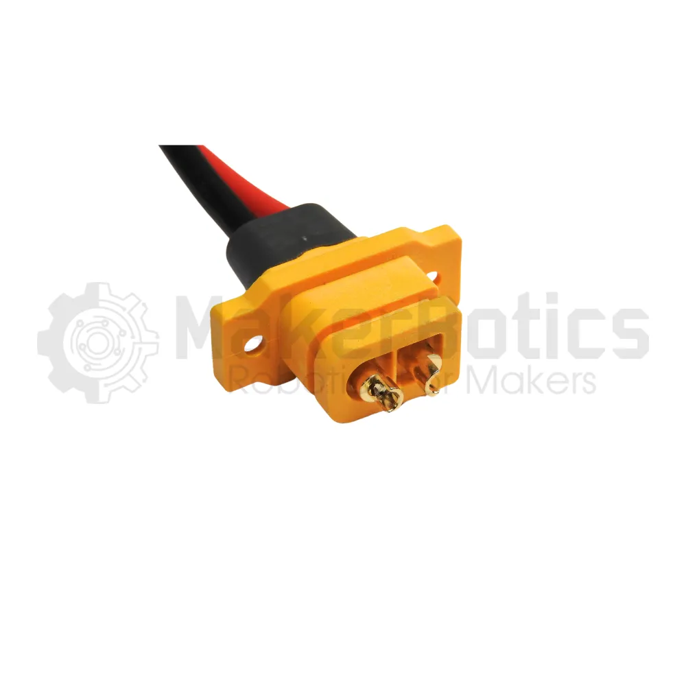 AMASS Panel Mount XT60E-F High Current DC Connector - Female - MakerBotics - Image 4