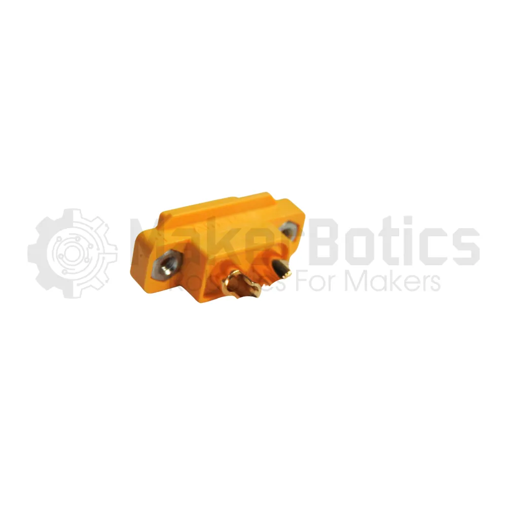 AMASS Panel Mount XT60E-M High Current DC Connector - Male - MakerBotics - Image 3