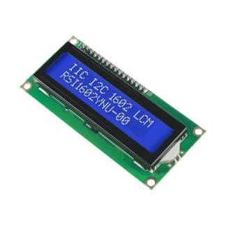 LCD 1602 (16X2) - I2C - Blue Display MakerBotics