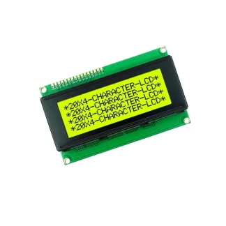 LCD 2004 (20X4) - I2C - Green Display MakerBotics
