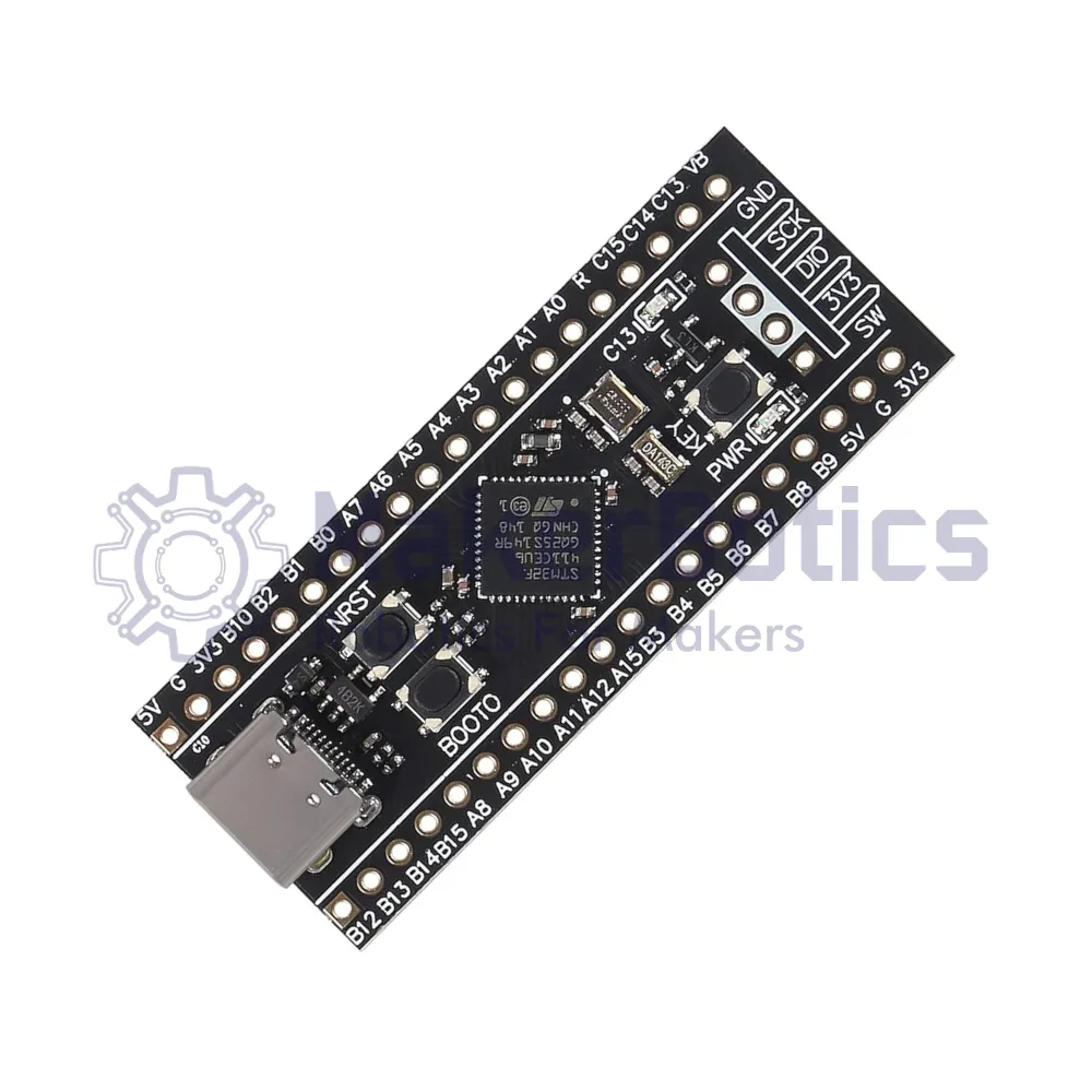 STM32 Black Pill - STM32F411CEU6 - Pre-Soldered - Makerbotics - Image 3