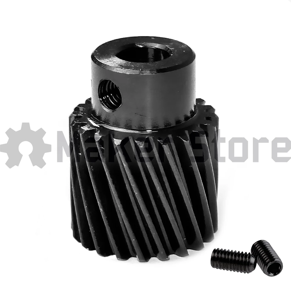 Helical Gear - Module 1.0 - 20T - 8mm Bore - Image 3