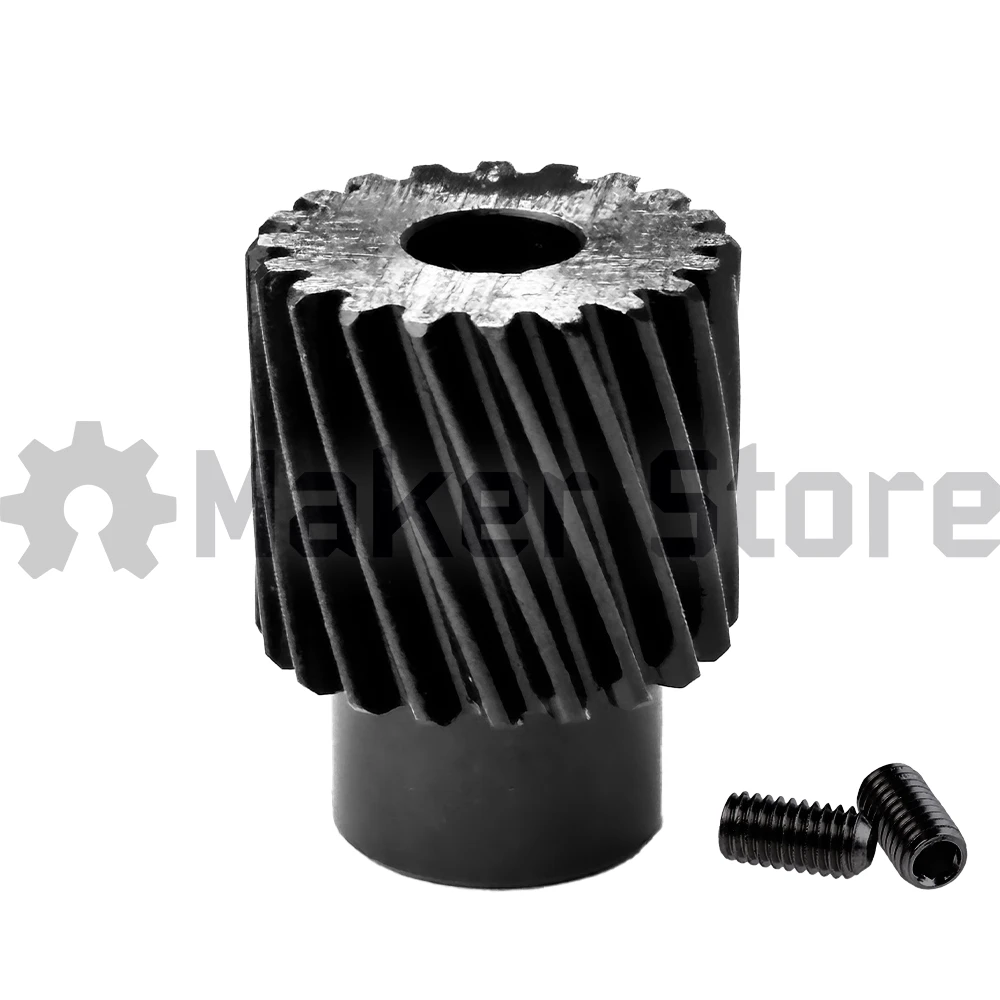 Helical Gear - Module 1.0 - 20T - 8mm Bore - Image 4