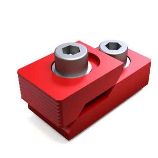 Short Toe Clamp - M6 - Aluminium
