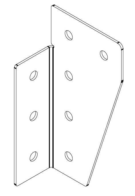 40 Series Table Leg Bracket - Right - Image 9