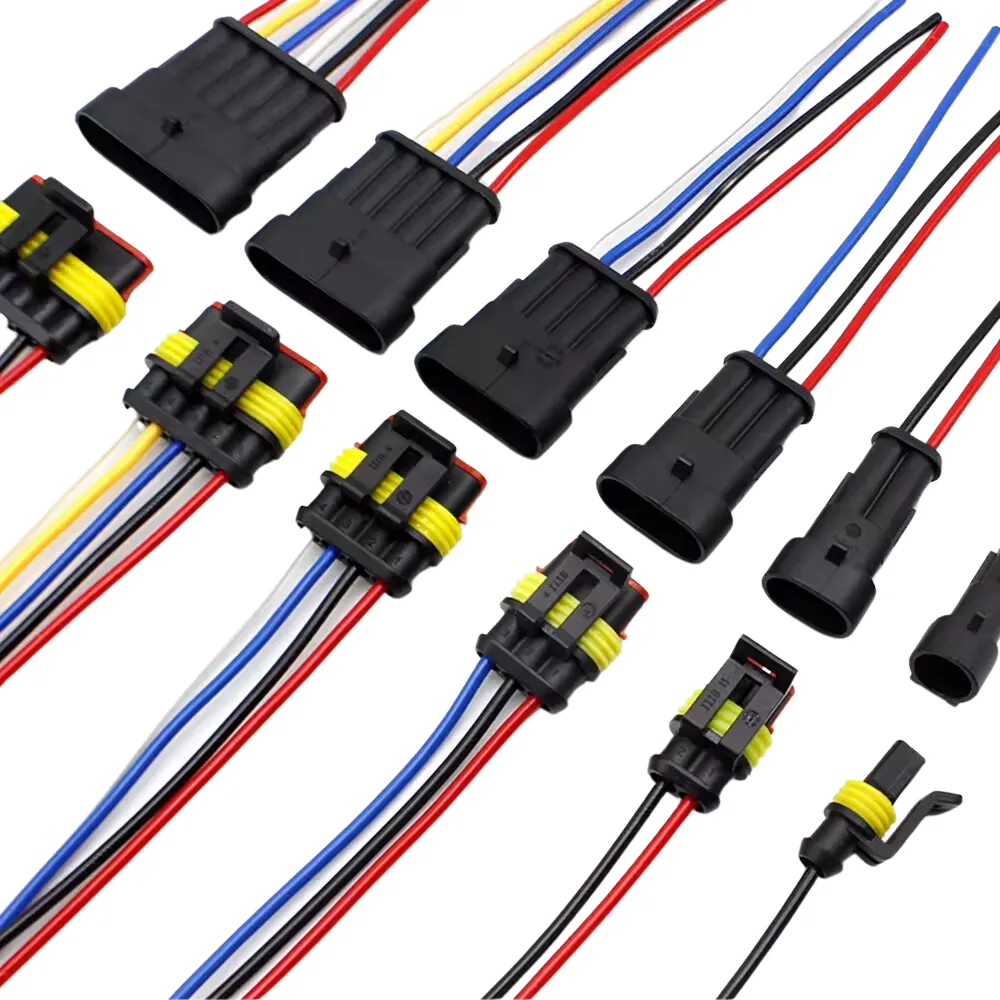 IP66 Waterproof Connectors with 150mm leads - 2-6 Pin - MakerBotics