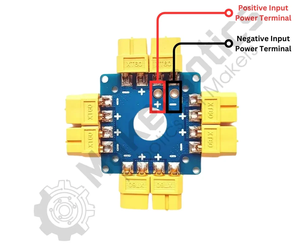XT60 High Current Power Distribution Board