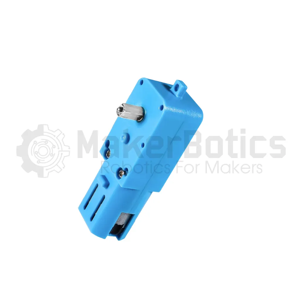 Dual Shaft Geared TT Motor: Metal Gear 100RPM - Makerbotics - Image 3