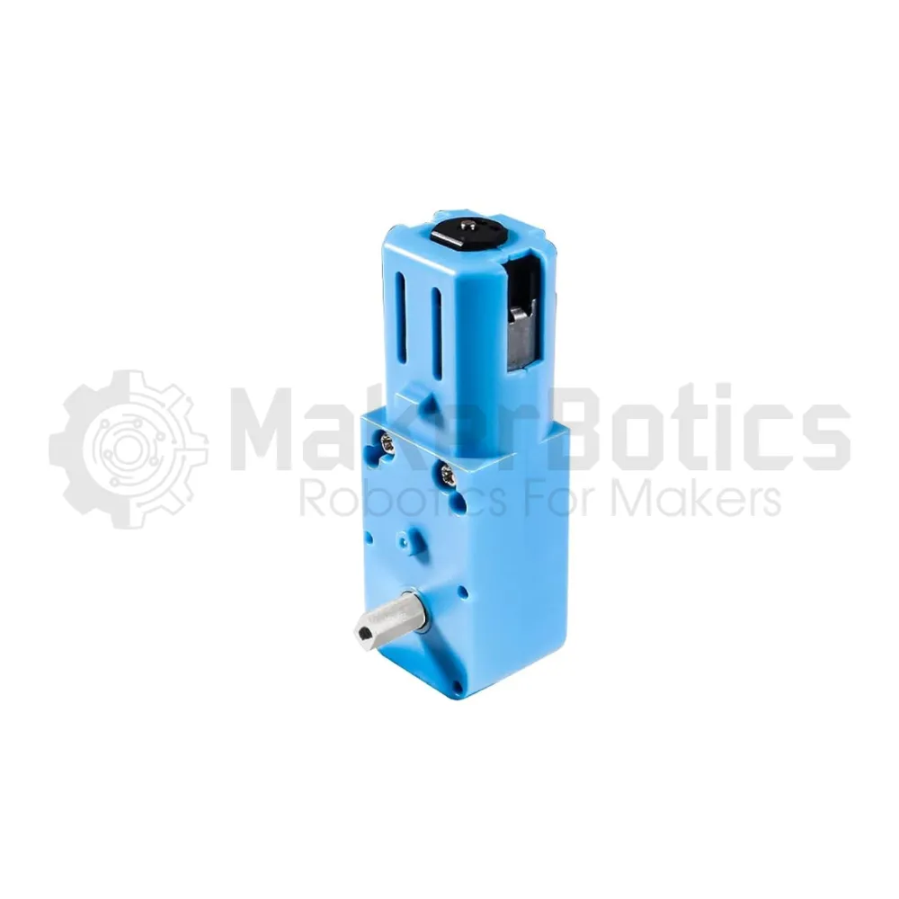 Dual Shaft Geared TT Motor: Metal Gear 100RPM - Makerbotics - Image 4