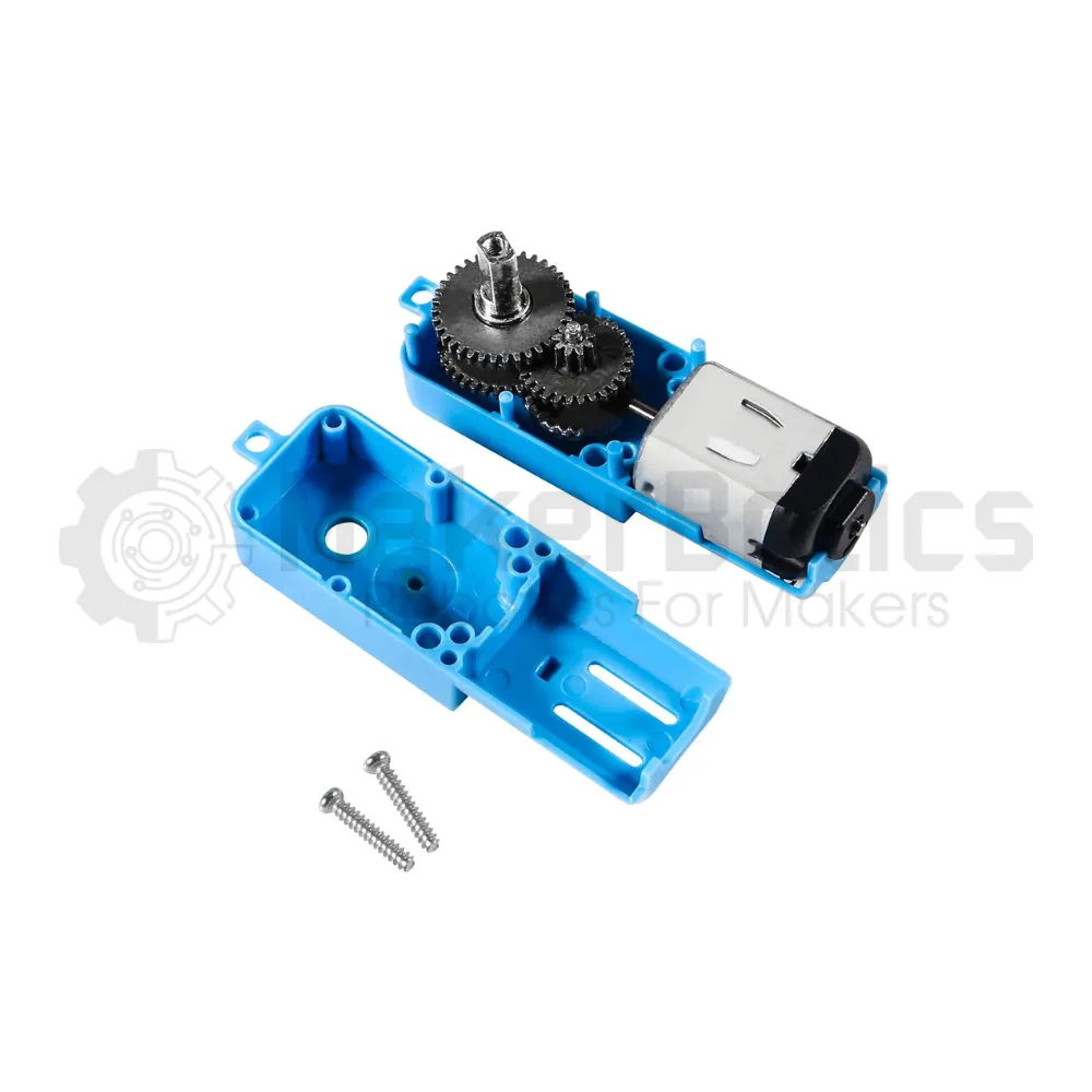 Dual Shaft Geared TT Motor: Metal Gear 100RPM - Makerbotics - Image 5