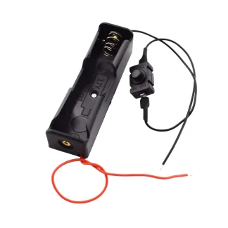 Single 18650 Battery Holder With Switch - MakerBotics