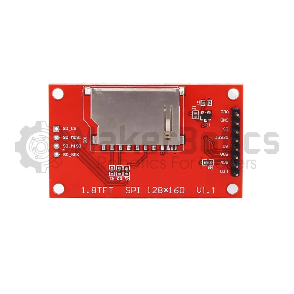1.8 Inch LCD TFT Colour Display - SPI - MakerBotics - Image 4