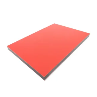 Multilayer HDPE Sheet - Red/Black/Red - 18MM