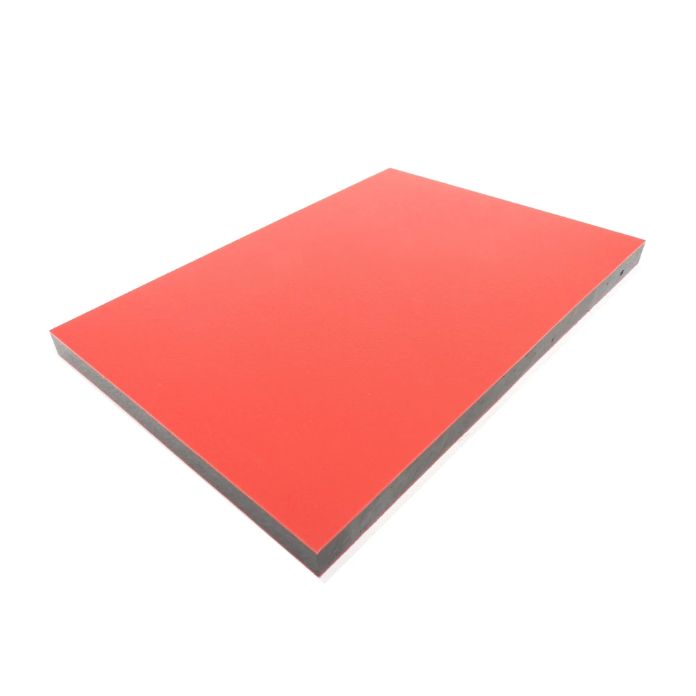Multilayer HDPE Sheet - Red/Black/Red - 18MM