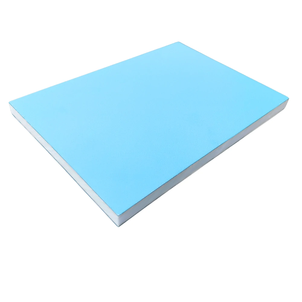 Multilayer HDPE Sheet - Light Blue/White/Light Blue - 19MM