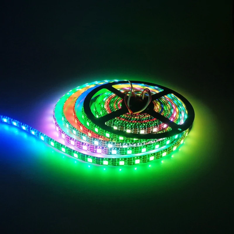 Programmable WS2812B 60 LEDs per Metre IP65 Black LED Strip - Image 3
