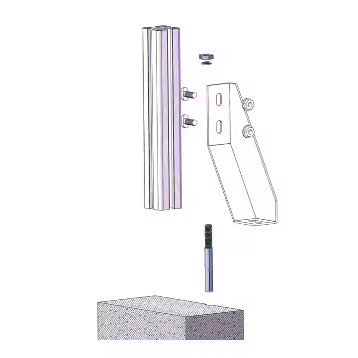 Steel Floor Bracket - 40 Series - Image 3