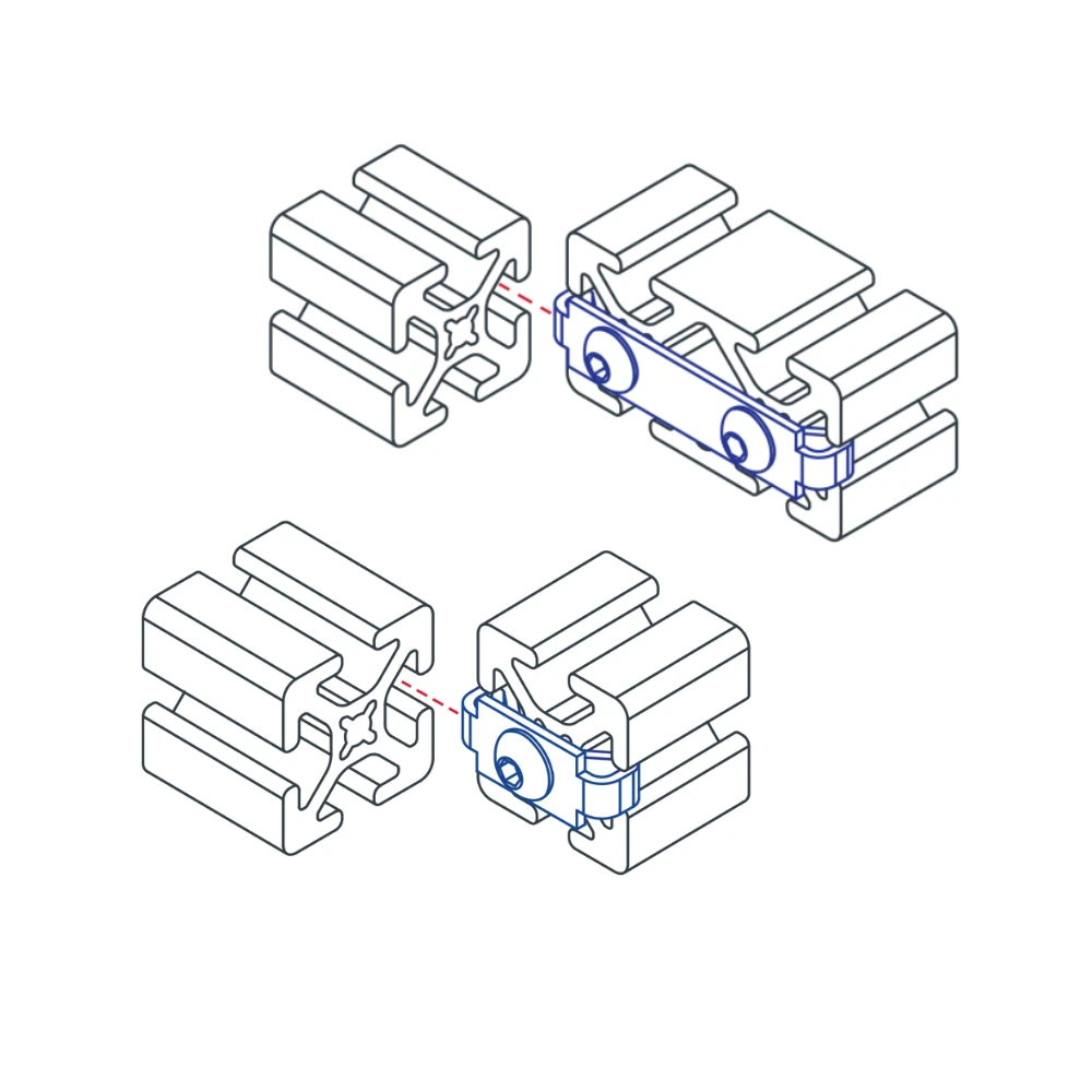 End Fastener Type A - 40 Series, M8 - Image 4