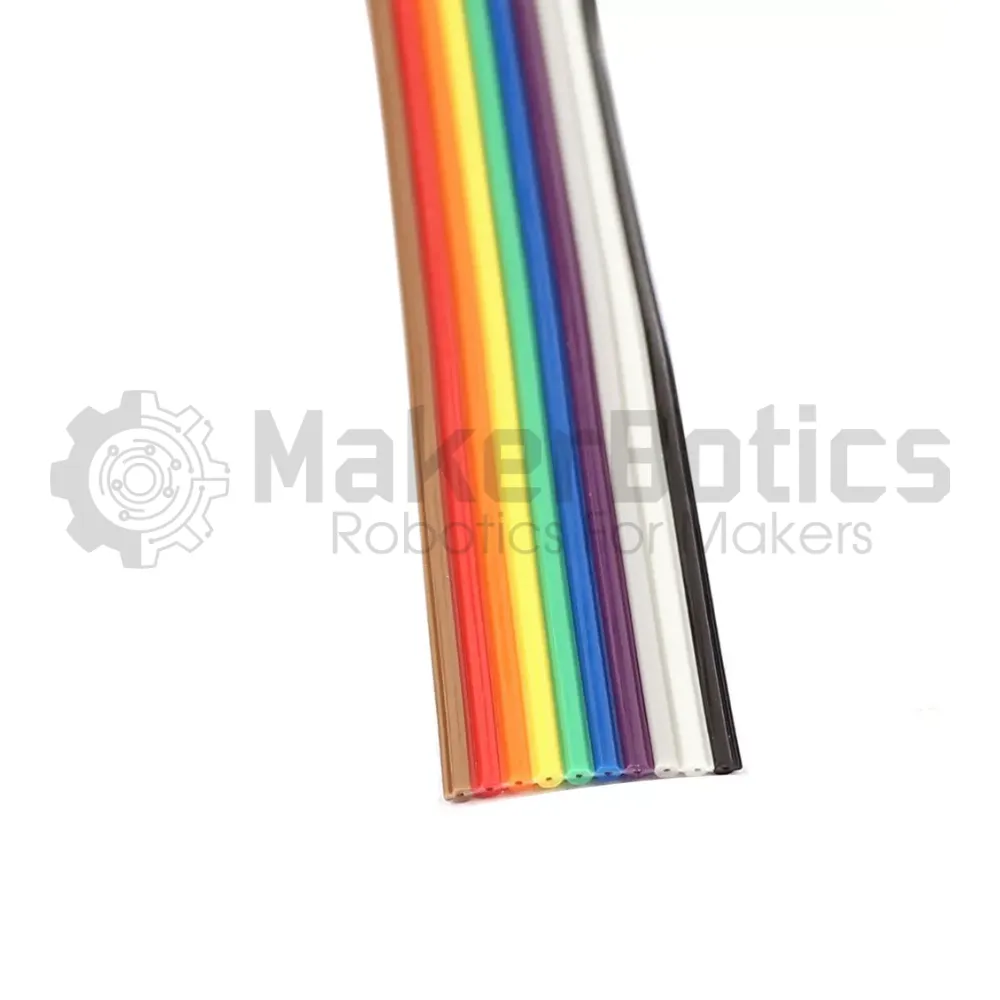10 Wire 24AWG Ribbon Cable – Per Meter - MakerBotics - Image 3