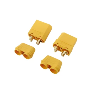 AMASS XT90H 90A High Current DC Connector (Male/Female Pair) - MakerBotics