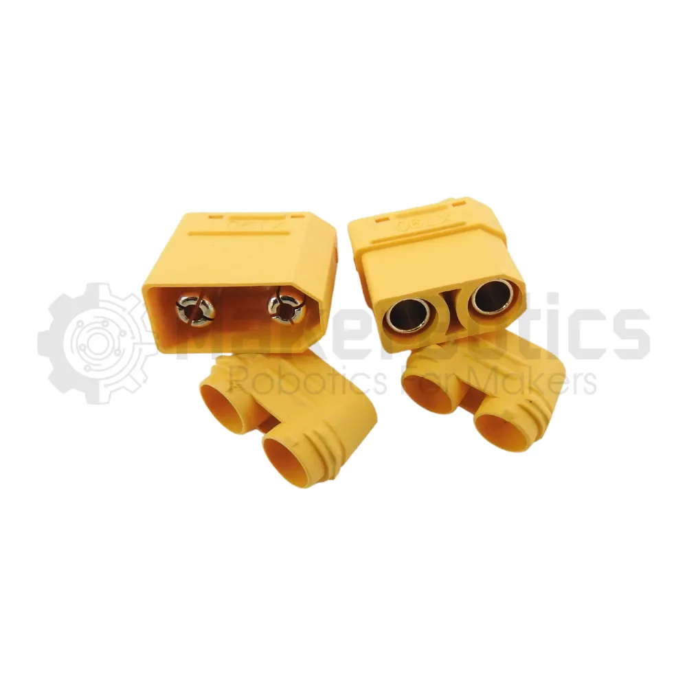 AMASS XT90H 90A High Current DC Connector (Male/Female Pair) - MakerBotics - Image 3