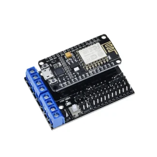 ESP12E with L293D ESP8266 WiFi Motor Driver Shield - MakerBotics