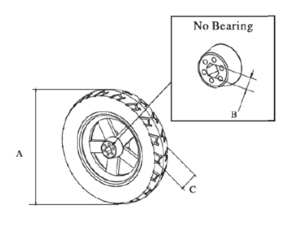 WHEEL-13INCH-DRIVEN-AIR