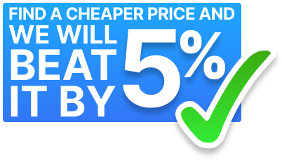 5-PERCENT Find a cheaper price and we will beat it by 5%