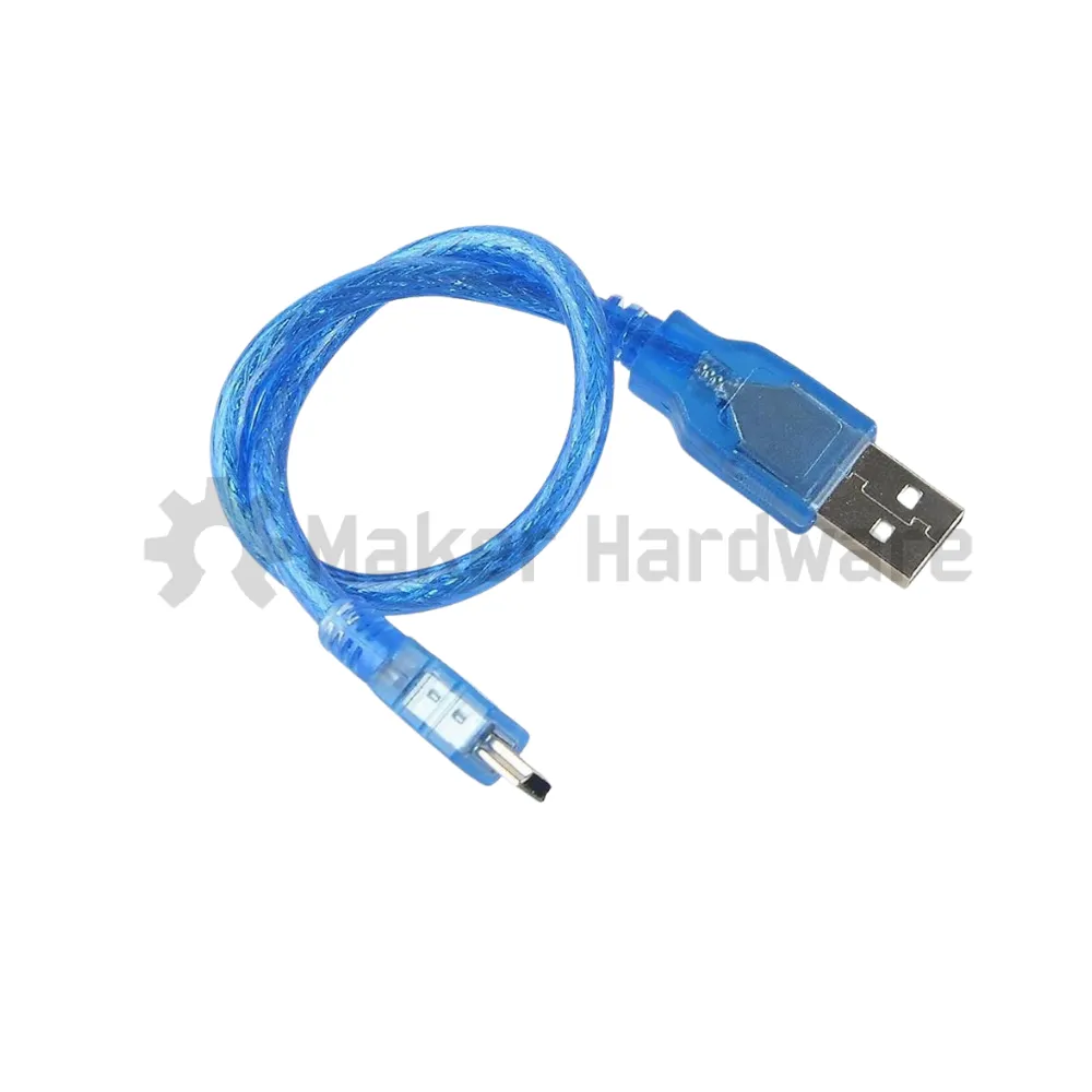 USB A to USB Mini Cable (30cm) - Image 3