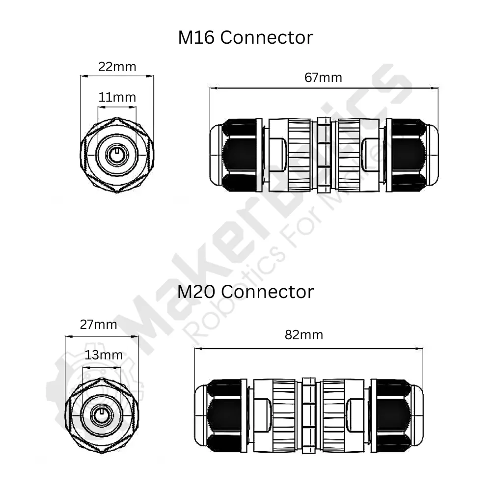IP68 Waterproof Screw Terminal Connectors