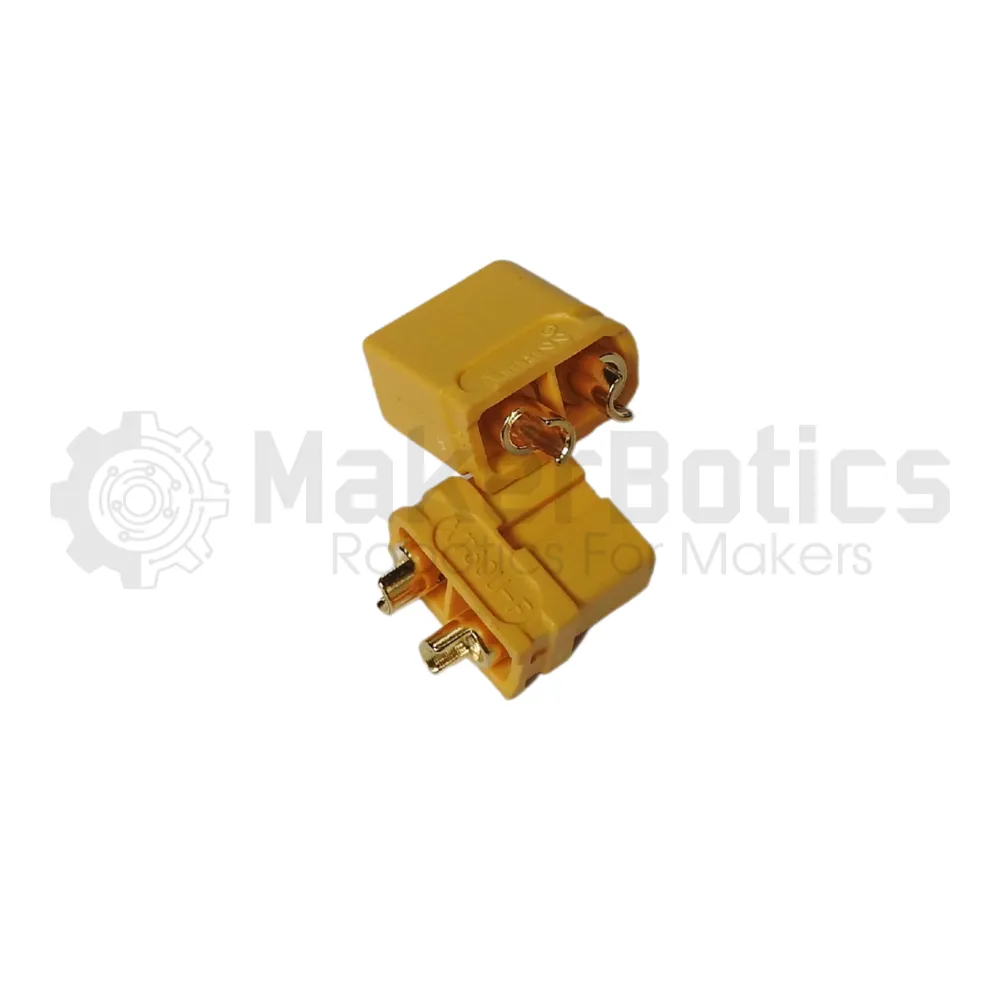 AMASS XT60U 60A High Current DC Connector (Male/Female Pair) MakerBotics - Image 3