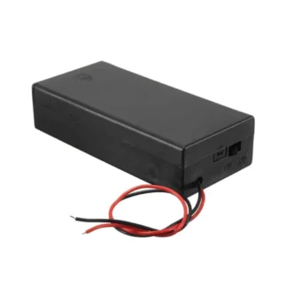 Dual 18650 Battery Holder With Switch - MakerBotics
