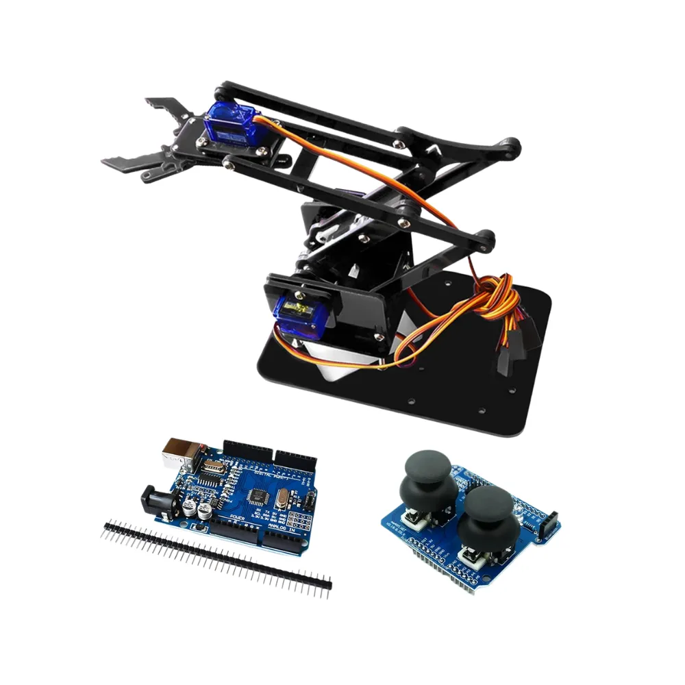 4 DOF Robot Arm Kit and Controller - Acrylic