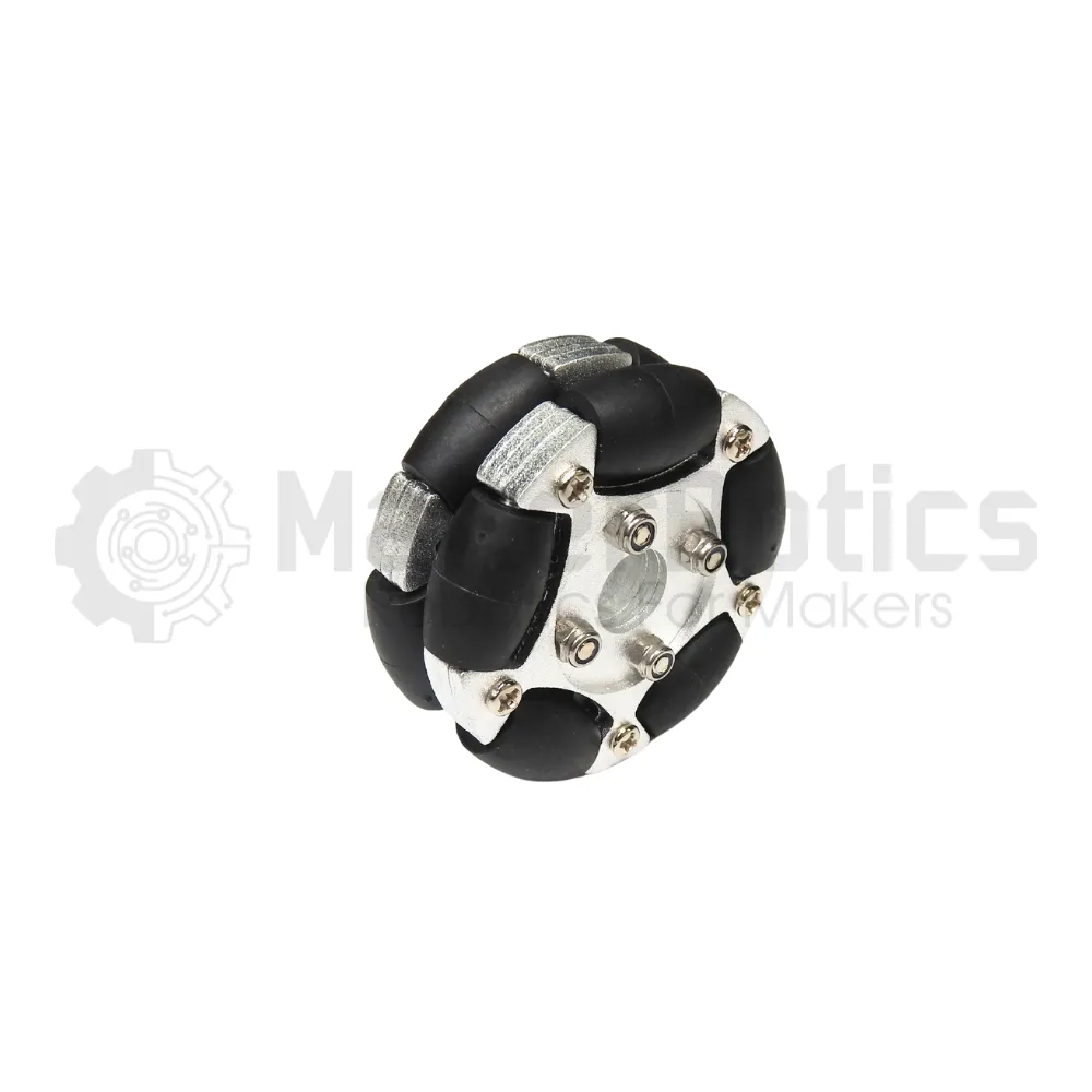 58mm Aluminium Omni Wheels with 6-8mm Hub - Image 5