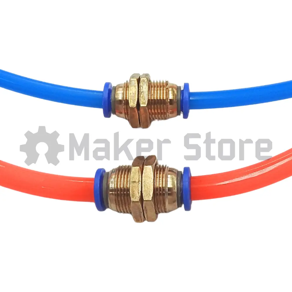 Pneumatic Push In Air Fittings- Bulk head union straight - Image 6