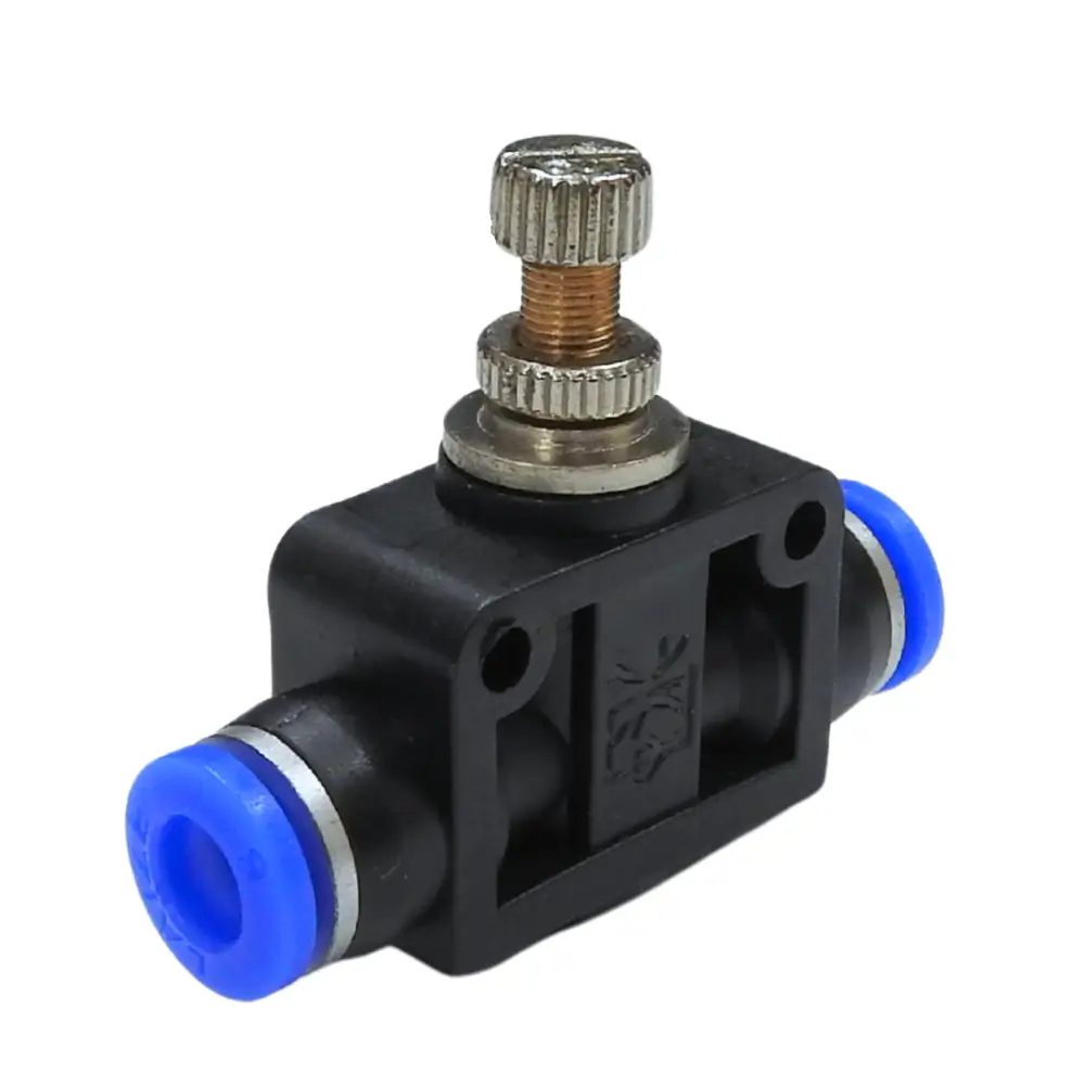 Pneumatic Push In Air Fittings - Flow Control Valve