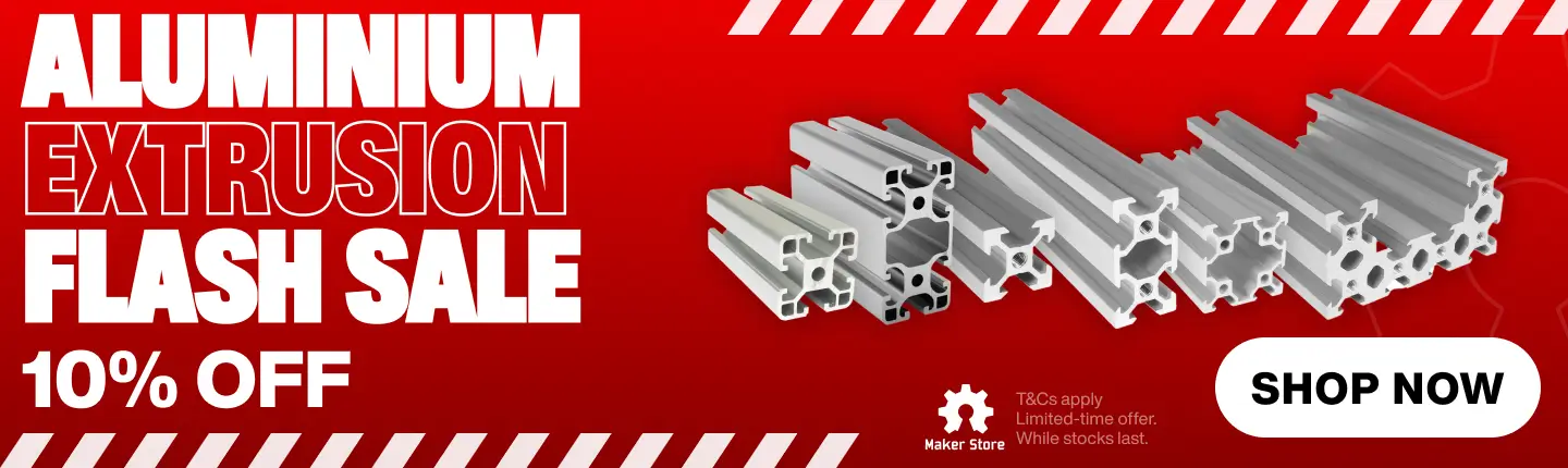 Aluminum Extrusion Flash Sale - 10% Off. Terms anbd Conditions Apply. Limited time offer. While stocks last. Shop now!