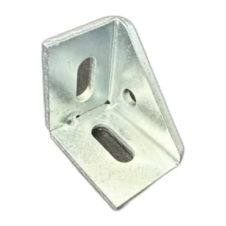 2 Hole Panel Mount Steel Bracket - 30 Series, M6