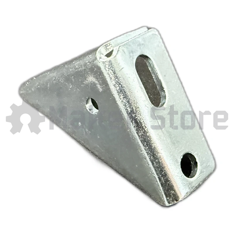 4 Hole Panel Mount Steel Bracket - 30 Series, M8 - Image 4