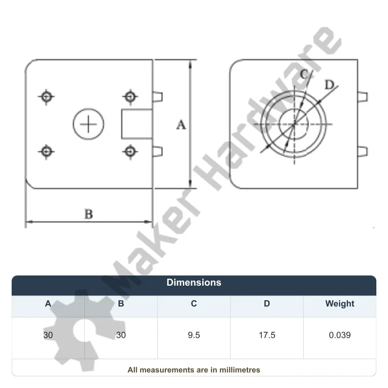 2 Way Corner Connector - 30 Series, M8 - Image 7